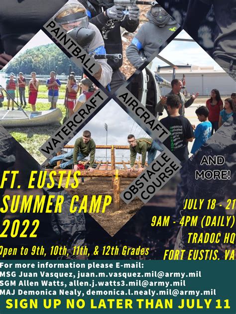 Ft Eustis Summer Camp 2022