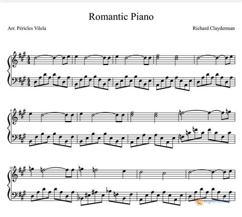Romantic Piano Sheet Music Pdf Romantic Piano Sheet Music Free Download