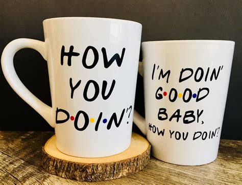 4.6 out of 5 stars. Friends tv show coffee mug SET by LunaDesignsByTess on ...