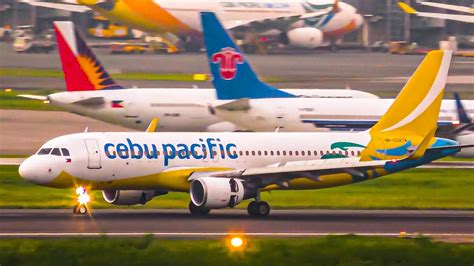 Hd Cebu Pacific Airbus A320 200 Landing Manila Airport Youtube