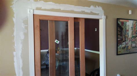 Interior Sliding French Door And One Fixed Panel