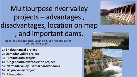 Multipurpose River Valley Projects In India Their Importance