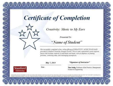 Printable Editable Certificate Of Completion Template Printable