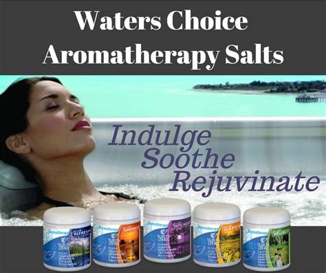 Aromatherapy Salts With Wonderful Scents Waters Choice Blog Aromatherapy Rejuvination Scents