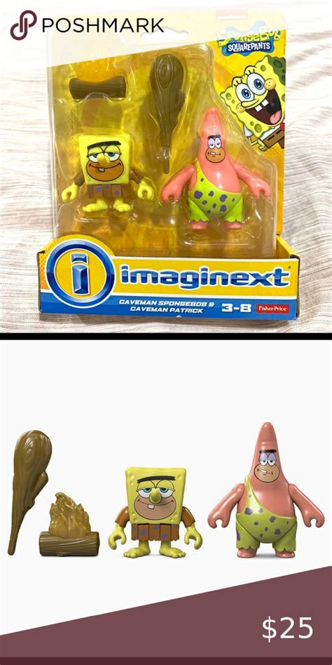 Imaginext Caveman Spongebob And Patrick Spongebob Patrick Spongebob