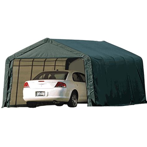 Order discount canopies and tarps from canopiesandtarps and save big over retail prices and enjoy the convenience of fast shipping and excellent customer service. 11'x16'x10' Enclosed Carport Garage Canopy