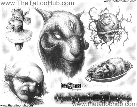 Paul Booth Flash Tattoo`s By Artist Paul Booth Paul Booth