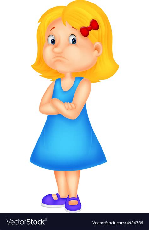 Angry Girl Cartoon Clip Art