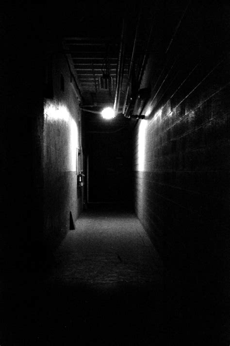 Night Hallway Creepy Dark Scary Lighting Film Photography