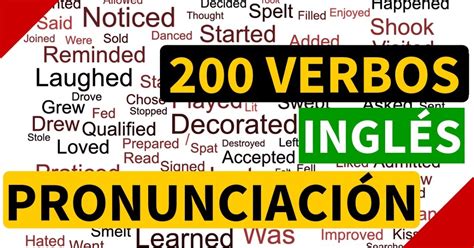 Los Verbos En Ingles Y Espanol