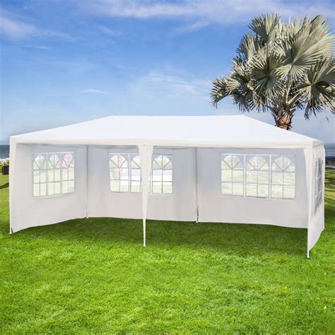 Ktaxon 10 X 20 Party Tent Wedding Canopy With Spiral Tubes White 4