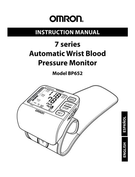 Omron Wrist Blood Pressure Monitor Manual