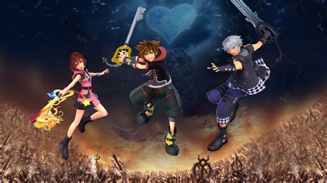 Kingdom Hearts Iii Sora Riku Kairi Wallpaper By The Dark Mamba 995 On