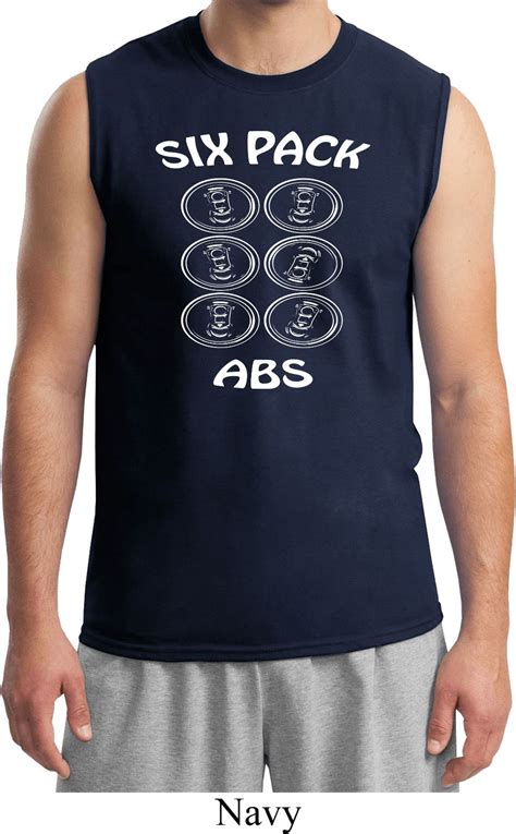 6 Pack Abs Beer Funny Mens Muscle Shirt 6 Pack Abs Beer Mens Funny Shirts