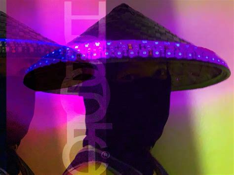 Huboptic Silver Ninja Hat Bamboo Cosplay Raiden Hat Combat Etsy