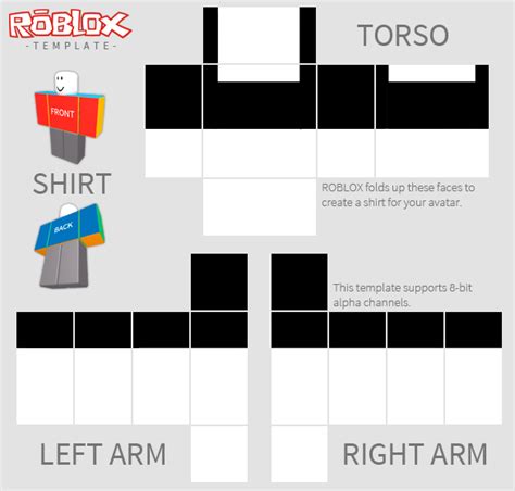 Roblox Shirt Template Crop Top