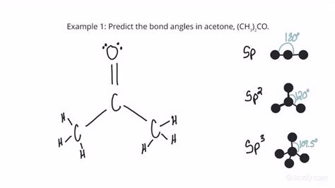 How To Predict Bond Angles In A Small Organic Molecule Chemistry Study Com