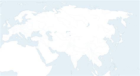 Blank Map Of Eurasia Blank Map Of Asia