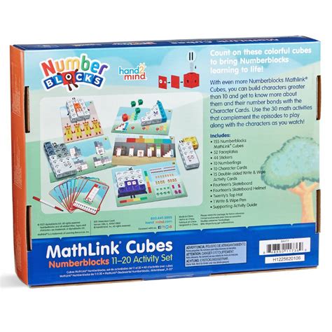 Hand2mind Numberblocks Mathlink Cubes 11 20 Activity Set Kidzinc