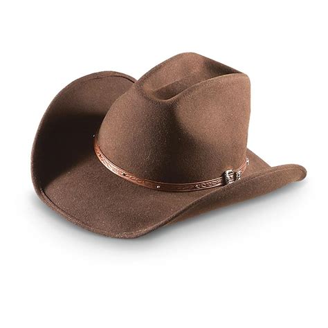 Scala™ Cowboy Style Wool Felt Western Hat 221885 Hats And Caps At