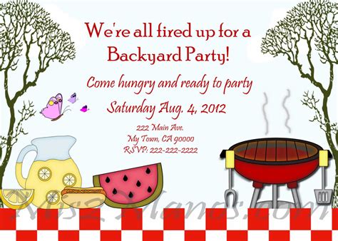 bbq invitations diy printable barbecue party invites