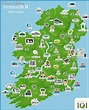 Ireland Map Tourist Attractions - TravelsFinders.Com