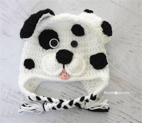 Crochet Dalmatian Dog Hat Pattern Crochet News