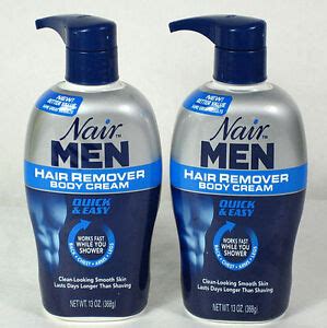 Nair Men Hair Removal Body Cream Oz G Pack Of Two Bottles Ebay