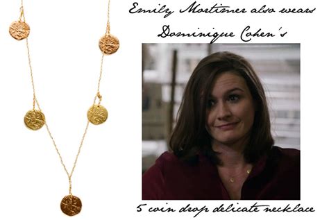 What Necklace Is Emily Mortimer Wearing On The Newsroom Emily Jane Johnston