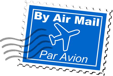 Air Mail Postage Stamp Air Mail Mail Postage Clip Art