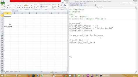 Range Debug Vba Option Explicit Int Youtube