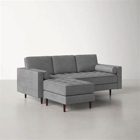 Small Sofa With Chaise Lounge Baci Living Room