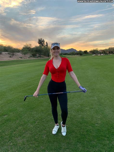 Paige Spiranac No Source Babe Posing Hot Sexy Celebrity Beautiful Red