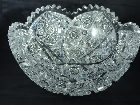 Antique 19th Century American Brilliant Cut Crystal Bowl CONTACT SELLER