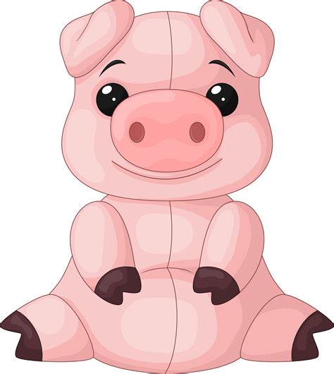 Pink Pigs Cartoon