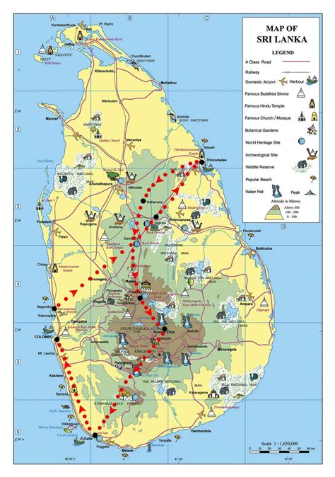 Large Detailed Travel Map Of Sri Lanka Sri Lanka Asia Mapsland Vrogue
