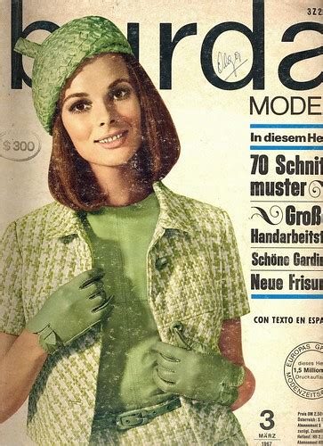 Burda March 1967 German Fashion Magazineburda Modenmarch Fashion