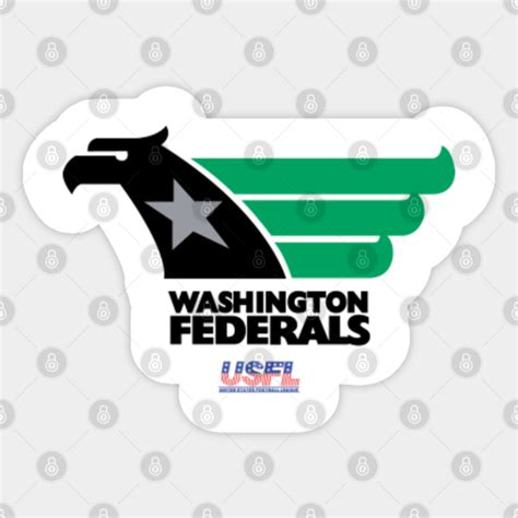 Washington Federals Usfl Sticker Teepublic
