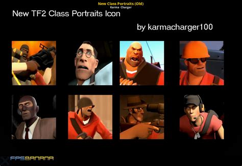 New Class Portraits Old Team Fortress 2 Mods