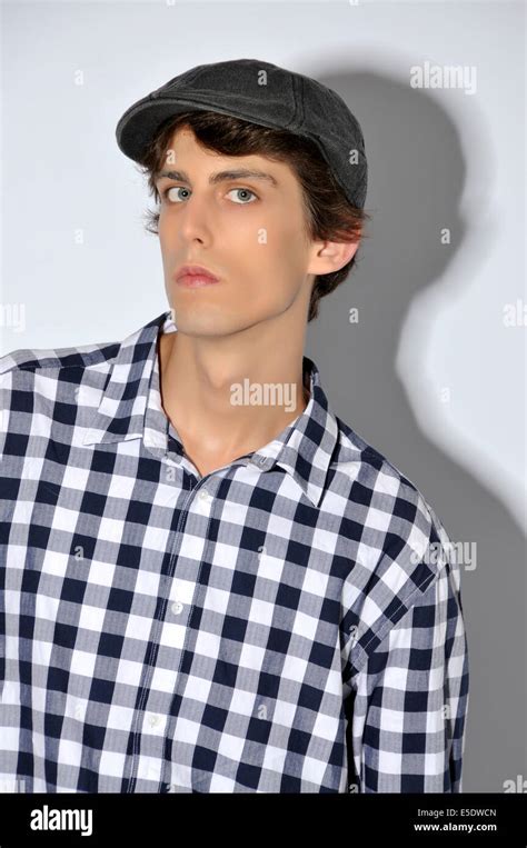 Male Fashion Model Studio Shot Stock Photo Alamy