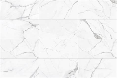White Marble Floor Tiles Textured Look