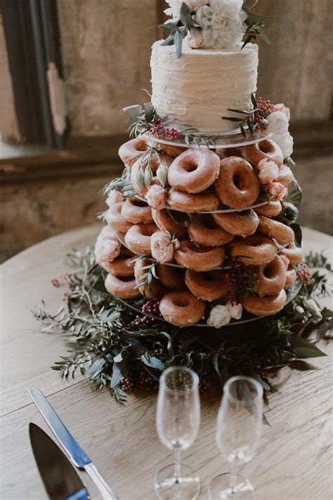 Donut Cake Tower Wedding Lead Bloggers Ajax