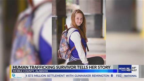 human trafficking survivor tells her story youtube