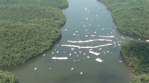 Aerial Video Of Party Cove Lake Of The Ozarks Youtube