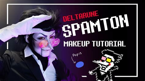Spamton Deltarune Cosplay Makeup Tutorial Youtube