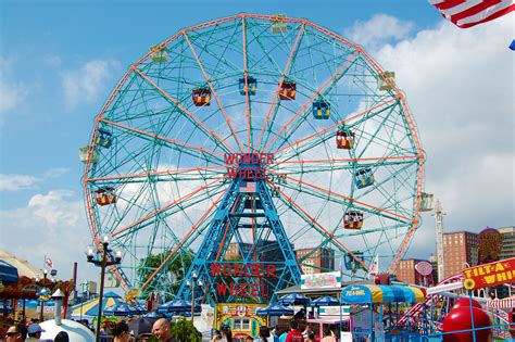 Today luna park offers a selection of 29 different rides ranging from mild to wild including the famous and historic cyclone rollercoaster and a new rollercoaster called the thunderbolt with speeds up to 55 mph and so many twist, turns, and drops that one feels like they are being swung about like a rag doll. Beach Bound: Coney Island - New York Transit Museum