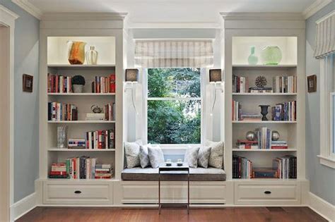 20 Built In Window Seat With Bookcases