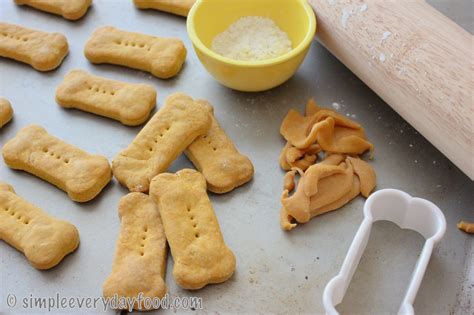 Pumpkin Peanut Butter Dog Biscuits Simple Everyday Food