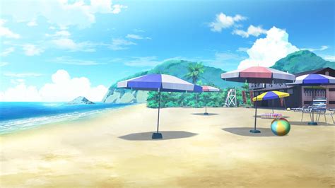 Download Anime Beach Wallpaper Top Background By Cherylp47 Anime