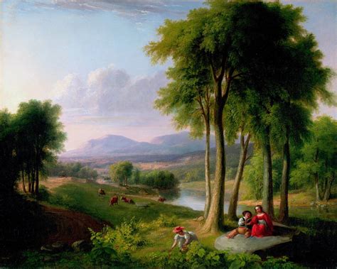 View Near Rutland Vermont 1837 Painting By American Asher Brown Durand